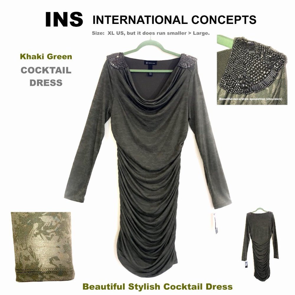 I*N*C / STYLISH COCKTAIL DRESS /NEW